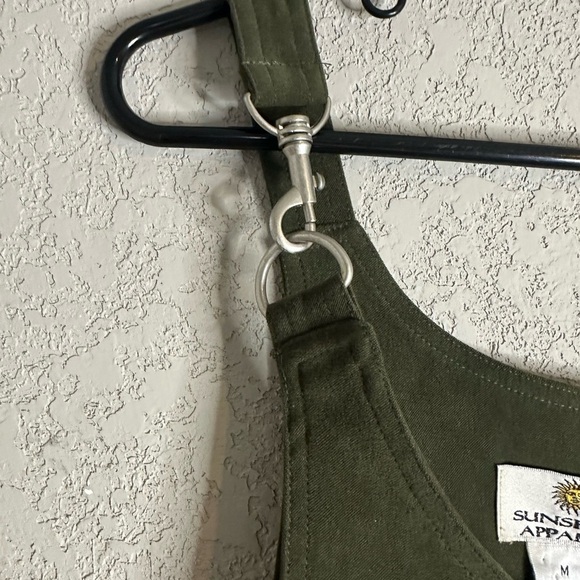 Sunshine Apparel Overall Dress Olive Green Size M - Picture 6 of 11